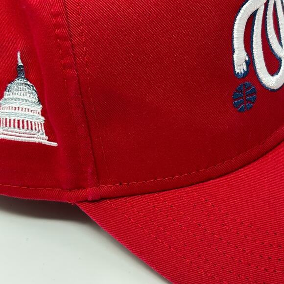 Washington Nationals x Wizards Hat Baseball Cap Reference Brand Basketball Red - Picture 10 of 15